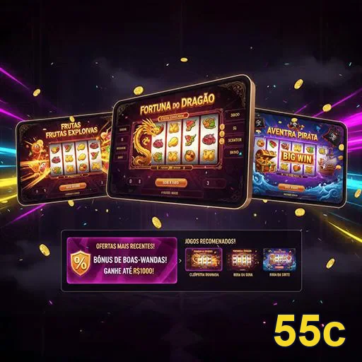 Frutas da fortuna em uma aventura colorida, disponível no site 55c.